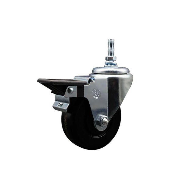 35 Inch Phenolic 38 Inch Threaded Stem Caster with Brake